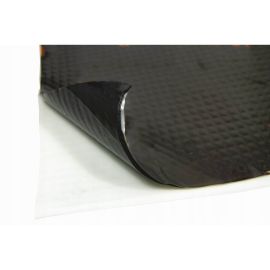 Fekete alumínium butil párna zajcsökkentéshez 4mm 75x50cm