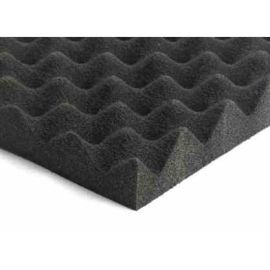 Akusztikus habpárna 20mm 200x100cm HULLÁM ragasztó nélkül